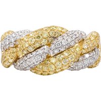 Gelber SI2 Brillant-Goldring (CIRARI)