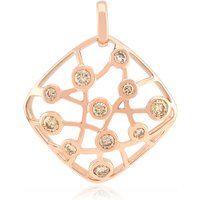 SI1 Argyle-Rose de France-Brillant-Goldanhänger (Annette)