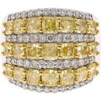 Gelber SI2 Brillant-Goldring (CIRARI)