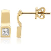 VVS1 (G) Brillant-Goldohrringe (Annette)