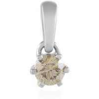 SI2 Schokoladen-Brillant-Platinanhänger