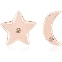 I1 Argyle-Rose de France-Brillant-Silberohrringe (Annette)