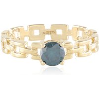 Blauer I2 Brillant-Goldring