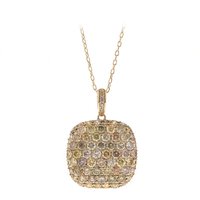 SI2 Fancy-Brillant-Goldhalskette (CIRARI)