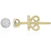 SI1 (G) Brillant-Goldohrringe (Annette)