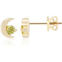 Gelber VS1 Brillant-Goldohrringe (Annette)