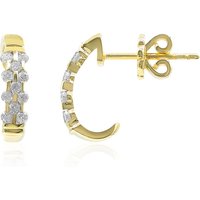SI1 (G) Brillant-Goldohrringe (Annette)