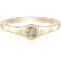 I2 Schokoladen-Brillant-Goldring (SUHANA)