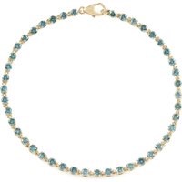 Blauer I2 Brillant-Goldarmband (SUHANA)