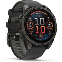 Garmin fenix® 8 AMOLED Saphir mit Silikonarmband Ref. 010-02904-21 - Multisport GPS Smartwatch