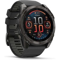Garmin fenix® 8 AMOLED Saphir mit Silikonarmband Ref. 010-02905-21 - Multisport GPS Smartwatch