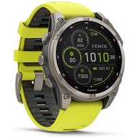 Garmin fenix® 8 Solar Saphir mit Silikonarmband Ref. 010-02906-21 - Multisport GPS Smartwatch