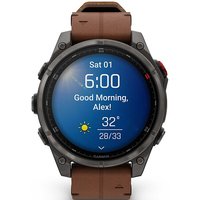 Garmin fenix® 8 PRO AMOLED Saphir mit Lederarmband Ref. 010-03198-40 - Multisport GPS Smartwatch