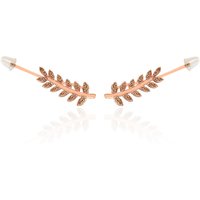 SI1 Argyle-Rose de France-Brillant-Goldohrringe (Annette)