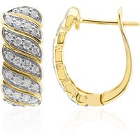 VVS1 (G) Brillant-Goldohrringe (Annette)
