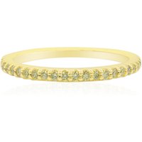 Kanariengelber SI1 Brillant-Goldring (Annette)