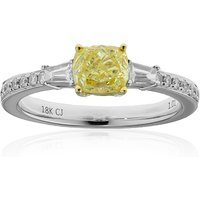 Gelber SI2 Brillant-Goldring (CIRARI)