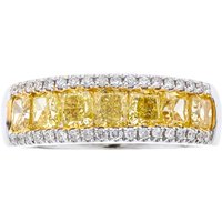 Gelber SI2 Brillant-Goldring (CIRARI)