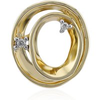 SI1 (G) Brillant-Silberanhänger (Annette)