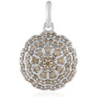 I2 Champagner-Brillant-Goldanhänger (de Melo)