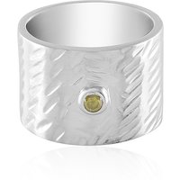 Gelber I3 Brillant-Messingring (Juwelo Style)