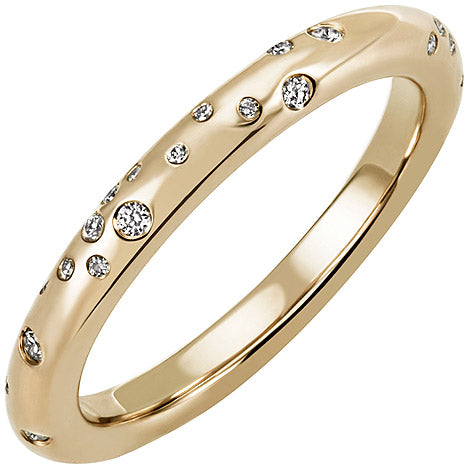 Damen Ring 585 Gold Gelbgold 34 Diamanten Brillanten 0 21ct. Diamantring - 60