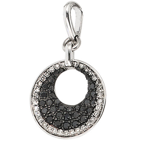 Anhänger 585 Gold Weißgold 68 Diamanten Weißgoldanhänger Diamantanhänger