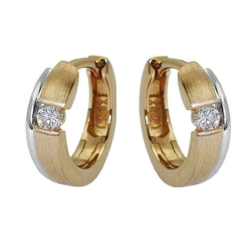 Creolen Brillant-0 115Kt GHSI Gold 585