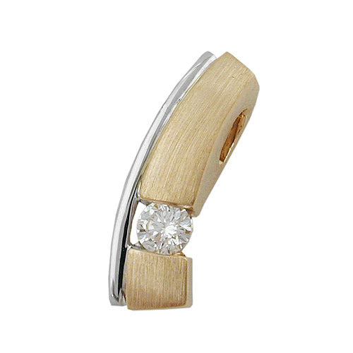 Anhänger Brillant-0 115Kt GHSI Gold 585