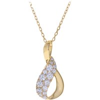 SI1 (H) Brillant-Goldhalskette (CIRARI)