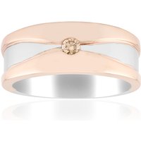 I1 Argyle-Rose de France-Brillant-Silberring (Annette)