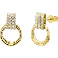 SI1 (H) Brillant-Goldohrringe (CIRARI)