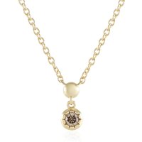 I2 Schokoladen-Brillant-Silbercollier