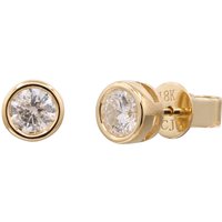 SI1 (H) Brillant-Goldohrringe (CIRARI)