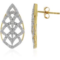 Lupenreiner (F) Brillant-Goldohrringe (LUCENT DIAMONDS)