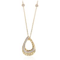 SI1 Fancy-Brillant-Goldhalskette (CIRARI)