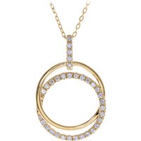 SI1 (H) Brillant-Goldhalskette (CIRARI)