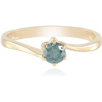 Blauer I2 Brillant-Goldring (SUHANA)