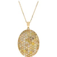 SI2 Fancy-Brillant-Goldhalskette (CIRARI)