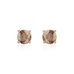 14 Karat Roségold Damen Ohrstecker mit Rauchquarzen Unkategorisiert online kaufen