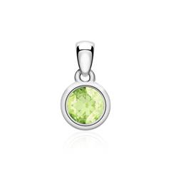 14 Karat Weißgold Anhänger für Ketten mit Peridot Unkategorisiert online kaufen