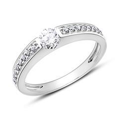 14K Weißgold Verlobungsring mit Diamanten Unkategorisiert online kaufen