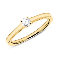 18K Gold Verlobungsring mit Diamant 0,15 ct. Unkategorisiert online kaufen