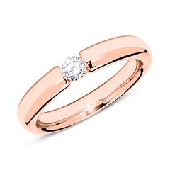 18K Roségold Ring mit Diamant 0,15 ct. Unkategorisiert online kaufen