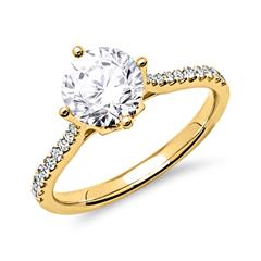 585er Gold Ring mit Brillanten Unkategorisiert online kaufen