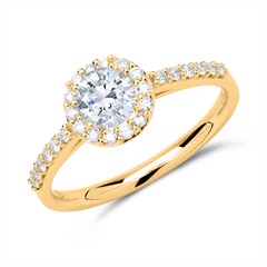 585er Gold Ring mit Brillanten Unkategorisiert online kaufen