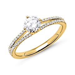 585er Gold Ring mit Diamanten Unkategorisiert online kaufen