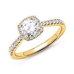 585er Gold Verlobungsring mit Diamanten Unkategorisiert online kaufen