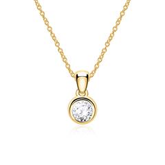 585er Goldkette mit einem Brillant Unkategorisiert online kaufen