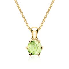 585er Goldkette mit Peridot Anhänger Unkategorisiert online kaufen
